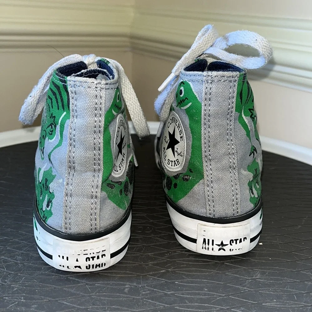 Converse Chuck Taylor All Star Dinosaur Graphic High Top Sneakers size 13